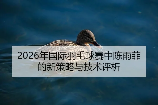 2026年国际羽毛球赛中陈雨菲的新策略与技术评析